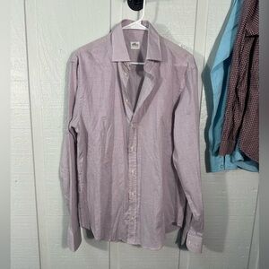 Armani Collezioni Men's White Shirt Size Large EUC